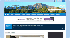 Desktop Screenshot of highlandnews.net