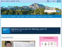 Tablet Screenshot of highlandnews.net